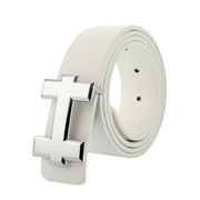 Luxury Designer H Brand Designer Belts Men High Quality Male PU Leather Women Belt Buckle Strap for Jeans Black size 110cm